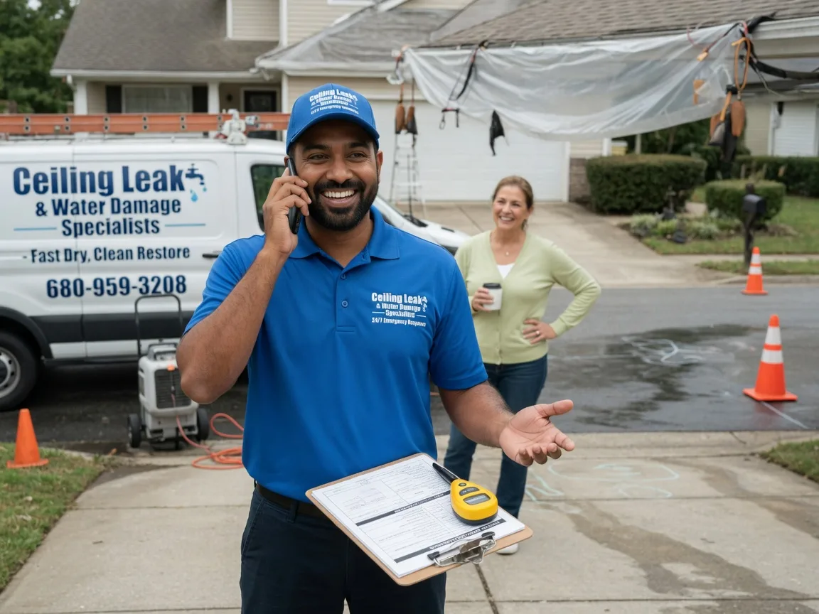Ceiling Leak Cleanup Hopwood, PA FAQs